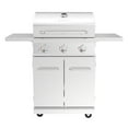 thumbnail image 1 of Nexgrill 3-Burner Stainless Steel Propane Gas Grill with Side Tables, 40,500 BTUs, 4 Wheel Transport, 591 SQ. IN. Cooking Space, Outdoor Kitchen Grill for BBQs, Patios, and More - 720-0830MN, 1 of 7