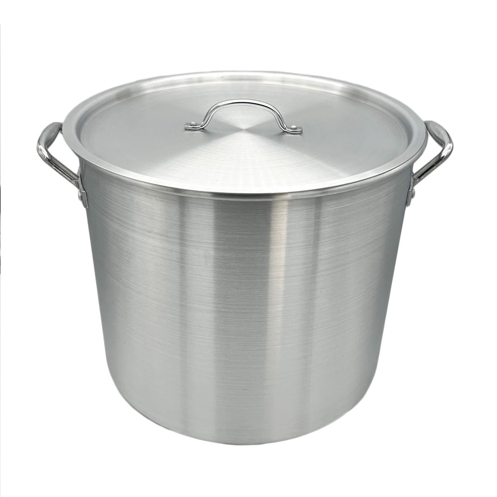Aluminum Boiling Pot with Basket & Lid - Assorted Sizes - Metal