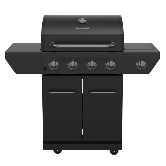 Nexgrill 4-Burner Propane Gas Grill with 2-In-1 Charcoal Tray & Side Burner, Stainless Steel Frame, 626 SQ In Total Cooking Space, 60,000 BTUs, BBQ Grill Perfect for Outdoor Gatherings - 720-1141