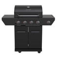 thumbnail image 1 of Nexgrill 4-Burner Propane Gas Grill with 2-In-1 Charcoal Tray & Side Burner, Stainless Steel Frame, 626 SQ In Total Cooking Space, 60,000 BTUs, BBQ Grill Perfect for Outdoor Gatherings - 720-1141, 1 of 8