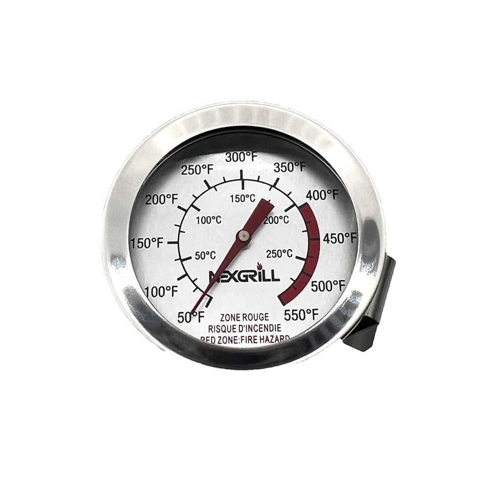 5-Inch Stainless Steel Analog Deep Fry Thermometer with Clip