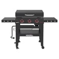 thumbnail image 1 of Nexgrill Daytona 3-Burner Propane Gas Griddle with Side Tables, 45000 BTUs Flat Top Grill, 630 SQ. in. Hot Rolled Steel Cooking Space, Outdoor Cooking Barbeque, Black - 720-1057B, 1 of 9