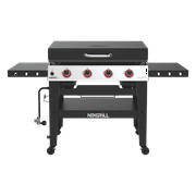 Nexgrill Daytona 4-Burner Propane Gas Griddle w/ Side Tables