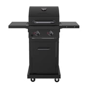 Nexgrill Deluxe 2-Burner Gas Grill with 401 SQ In Grate, 28000 BTUs, Heavy Duty Steel Frame & Foldable Side Table, Propane BBQ Grill for Outdoor Cooking, Patios, Backyards and More - 720-0864RD