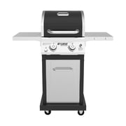 Nexgrill Deluxe 2-Burner Gas Grill with 401 SQ In Grate, 28000 BTUs, Stainless Steel Control Panel & Foldable Side Table, Propane BBQ Grill for Outdoor Cooking, Patios, Backyards and More -720-0864RA