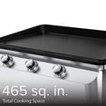 Nexgrill Premium Outdoor Cooking griddle grill, 3 Burner Griddle, 29.52