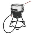 thumbnail image 1 of Nexgrill Propane Deep Fryer with 10Qt Aluminum Crawfish Boiler Pot & Strainer Basket for Turkey, Seafood, and More, 58,000 BTU Turkey Fryer Burner, CSA Approved Outdoor Deep Fryer - 840-0008, 1 of 7