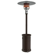 Nexgrill Sundara 92" Bronze Outdoor Patio Heater, 48,000 BTUs, 2 Wheel Transport, Electronic Ignition, Easy Tank Access, Control Knob, Propane Heater for Porch, Garden, Backyard - 920-01002