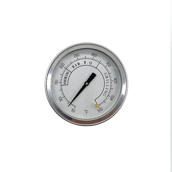 Nexgrill Grill Temperature Gauge, 3" Large BBQ Thermometer with Stainless Steel Construction, Universal Thermometer for Cooking, Outdoor Grilling, Smoker, Analog, 530-0068