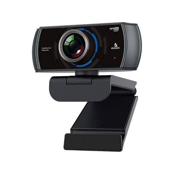 NexiGo 1080P Webcam with Dual Mics, N980P USB Computer Camera, for Zoom/Skype/Teams