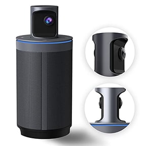 NexiGo Meeting 360, AI-Powered Framing & Speaker Tracking, 8K Capture, 1080p HD 360-Degree Smart AIO Video Conference Camera, 8 Noise-Cancelling Microphones, and Speaker