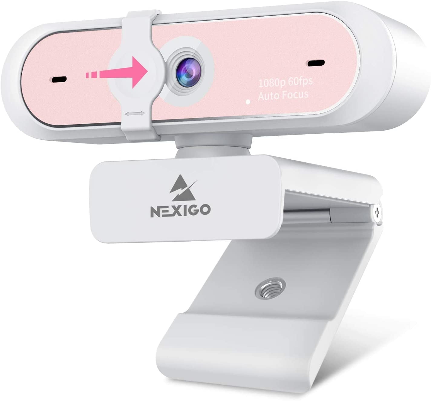 NexiGo N660P 1080P 60FPS Webcam with Software Control, Dual