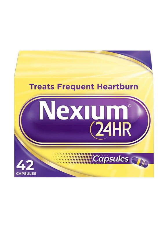 Nexium 24HR Acid Reducer Heartburn Relief Capsules with Esomeprazole Magnesium - 42 Count