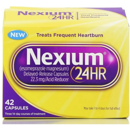 Nexium 24HR Capsules 42 ea (Pack of 6)