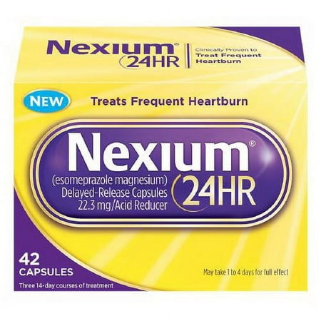 Nexium 24Hr Delayed Release Capsules For Stomach Acid Reducer - 42 Ea