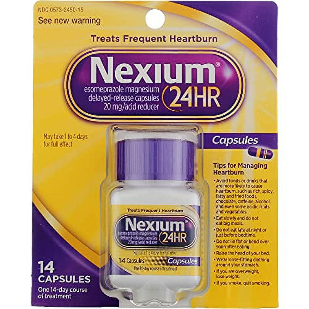 Nexium 24Hr Delayed Release Heartburn & Acid Reflux Reducer, 14ct , 2