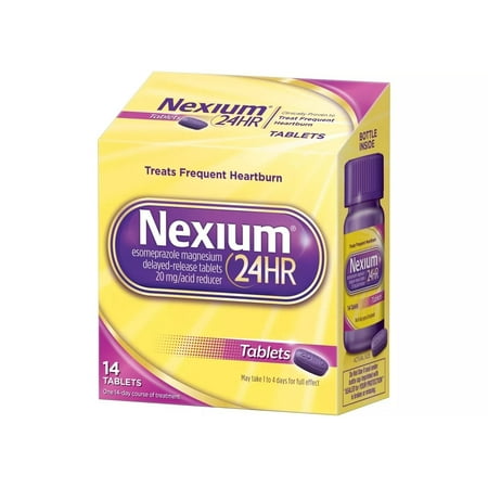 Nexium 24 Hour Heartburn Relief Tablet 14 ea (Pack of 6)