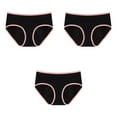 thumbnail image 1 of Nexjvus 3 Pack Period Underwear for Women Plus Size 100% Cotton Mid Low Waist Leak Proof Heavy Flow Briefs Panties Size XS-5XL, 1 of 7
