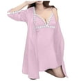 thumbnail image 1 of Nexjvus Nightgowns for Women Silk Sleepwear Nightdress 2 Piece Size XL, 1 of 3