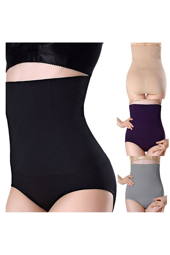 Women's Shapewear Tummy Control Plus Size Traceless High Waist Girdle Underwear Size L-6XL