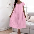 thumbnail image 1 of Fazvaoo Nightgowns for Women Loose Nightgowns(Pink,0), 1 of 6