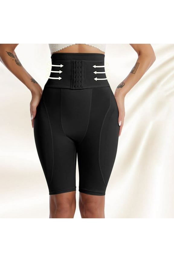 Nexjvus Womens Seamless Underwear Plus Size High Waist Girdle Underwear Size S-6xl