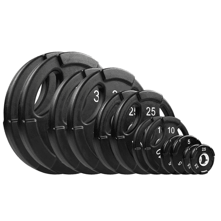 Nexo Fitness Urethane Grip 245 lb Weight Plates Set
