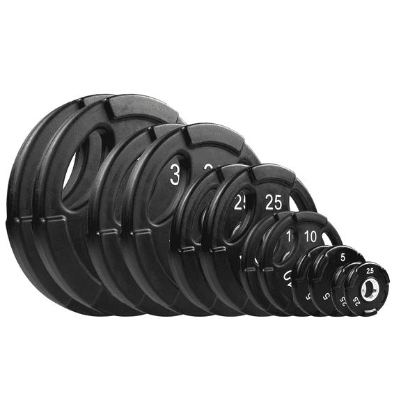Nexo Fitness Urethane Grip 245 lb Weight Plates Set
