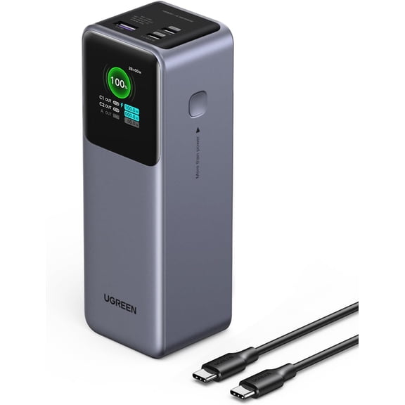 Nexode 25000mAh 200W PD 3.1 TFT 3-Port Power Bank