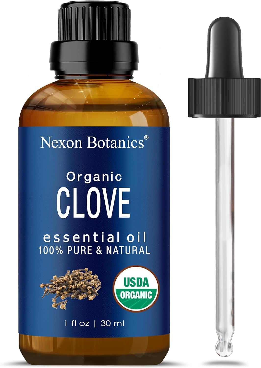 Nexon Botanics Organic Clove Essential Oil, 30 ml, Undiluted, Cruelty