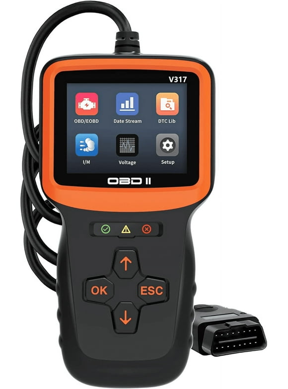 Nexpow Car OBD2 Scanner Code Reader, Check Engine Code Readers with I/M Readiness, CAN Diagnostic Scan Tool for All Vehicles after 1996, Orange