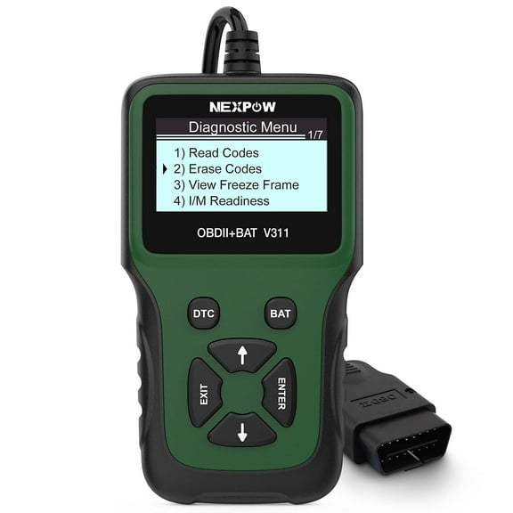 NEXPOW Car OBD2 Scanner, V311 Enhanced Engine Fault Code Reader, Auto Diagnostic Scan Tool with Battery Test for All OBD 2 Protocol Since 1997