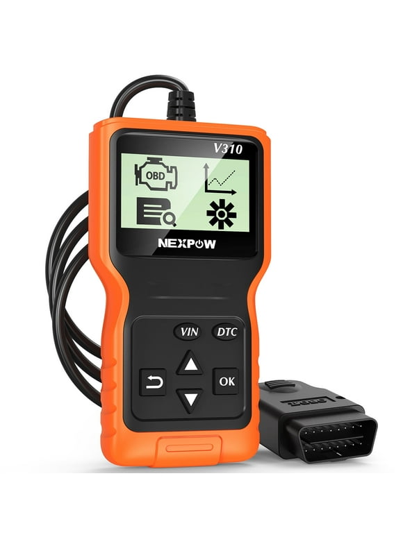 Nexpow OBD2 Scanner, Car Code Reader, CAN Diagnostic Scan Tool for All OBD II Protocol Cars Since 1996, Orange