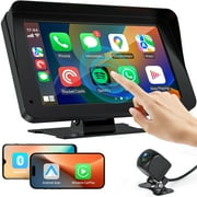 NEXPOW Wireless Carplay Screen, 7" Car Play Screen & Stereo Fit for Android Auto and Apple CarPlay - Multimedia Player, Bluetooth, for Car, Trucks, SUV New