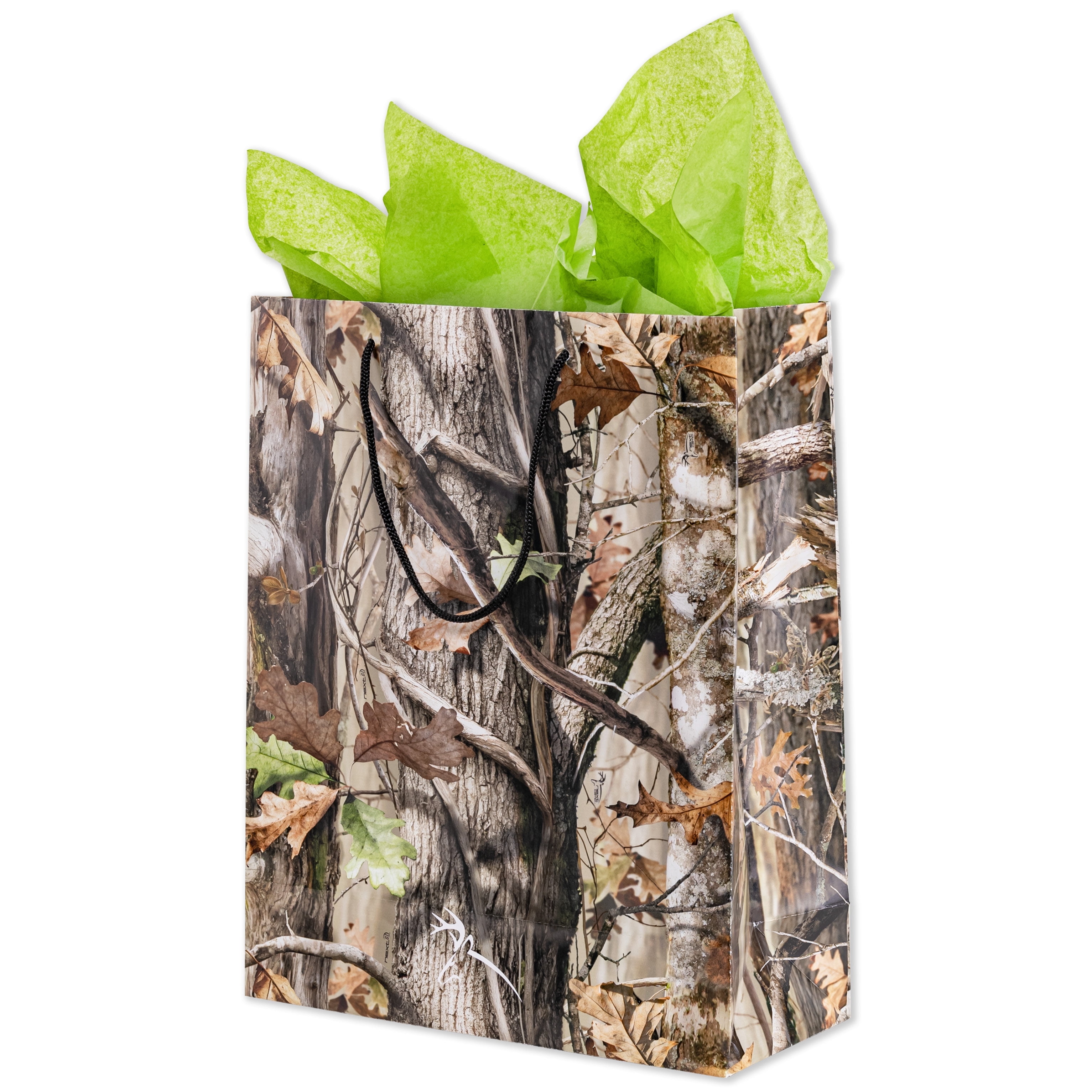 Next Camo Party Supplies Classic Gift Bag Tissue Camouflage Havercamp Hunting