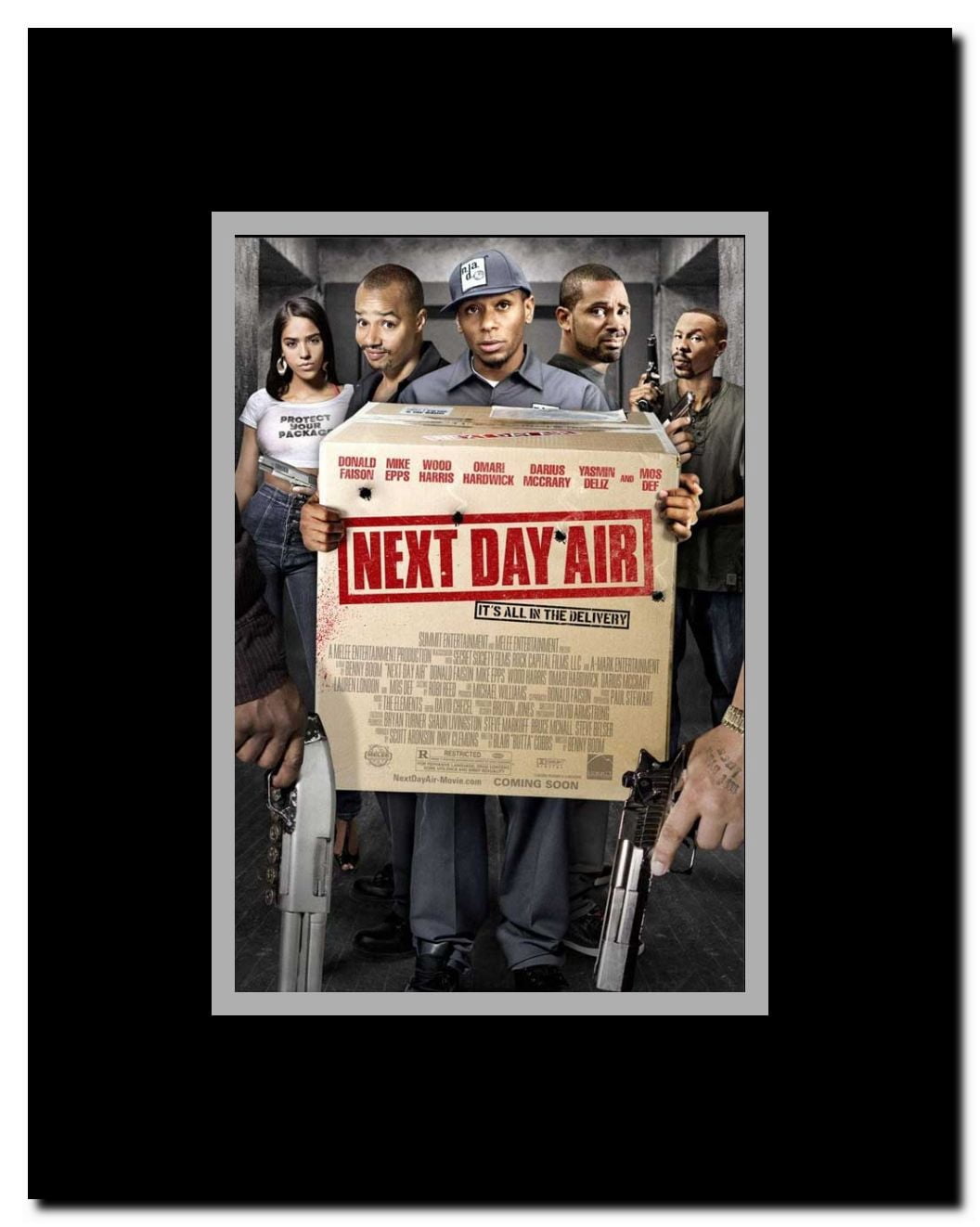 Next Day Air Framed Movie Poster
