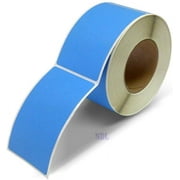 Next Day Labels, 3 X 5 Rectangle Inventory Color Coding Labels, 500 Per Roll Fluorescent Blue