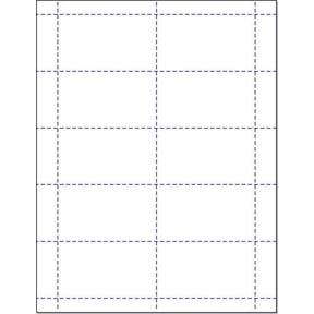 Next Day Labels Card Stock, Matte White, 3.5" x 2", 100 Sheets, 1000 Count