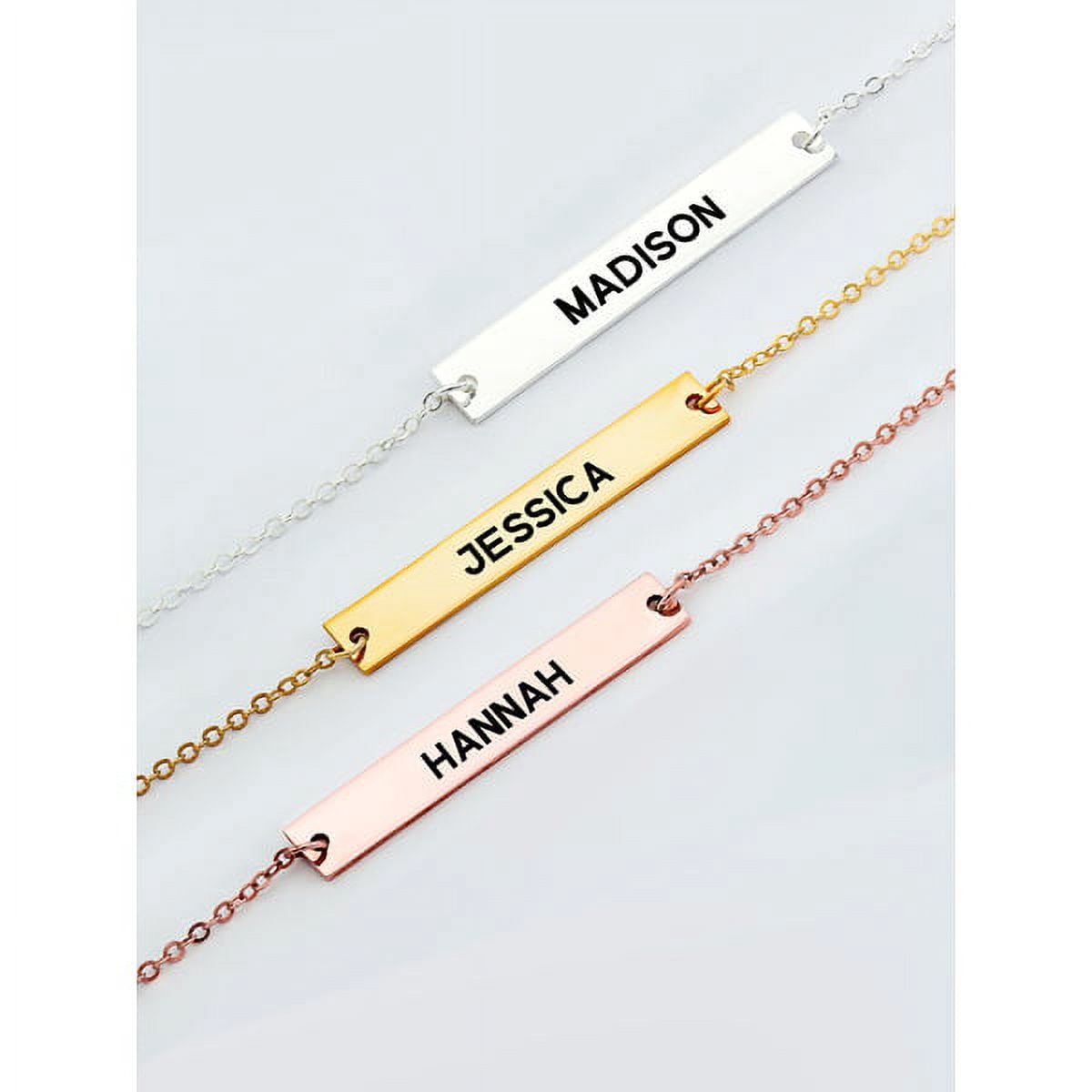 Next Day Shipping Personalized Bar Name Bracelet