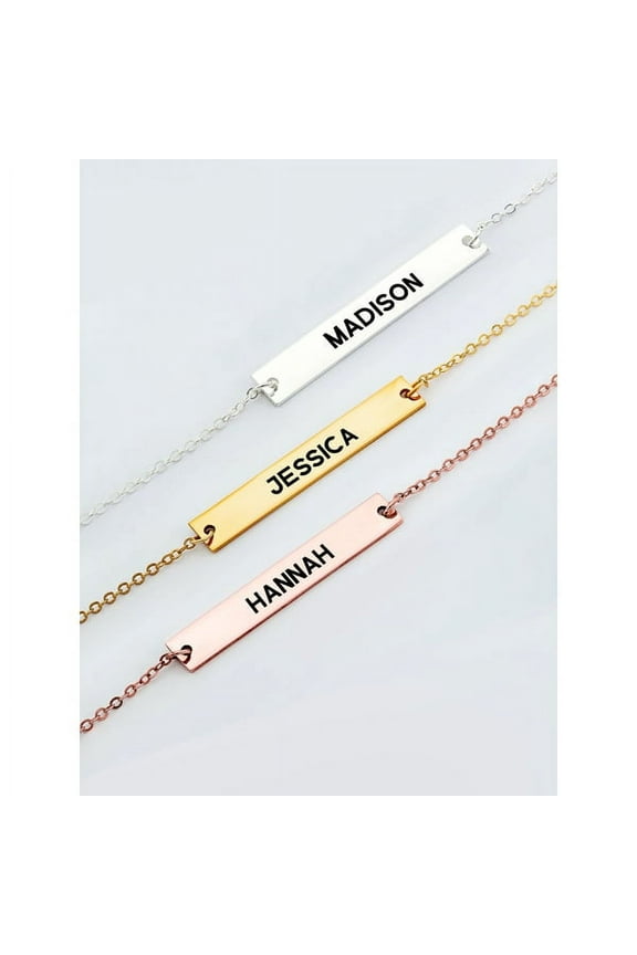 Next Day Shipping Personalized Bar Name Bracelet