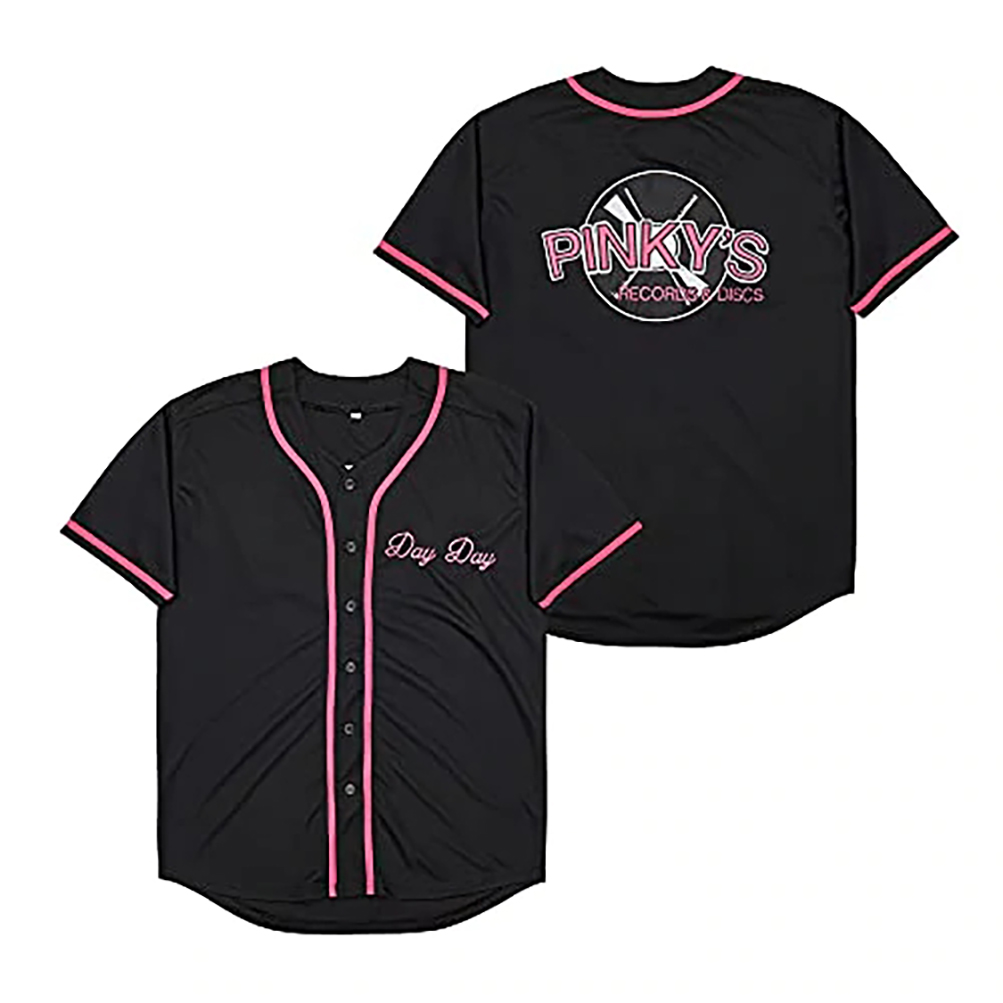 Next Friday Pinky's Record Movie 90s Baseball Jersey Black S