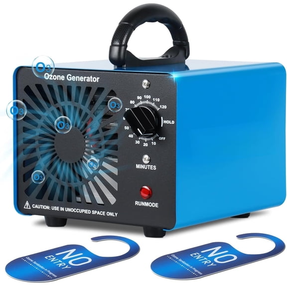 Next-Gen Ozone Generator, 100,000mg/h High Capacity Ozone Machine Odor Removal Up to 8000 Sq.Ft, Commercial Ionizer Air Purifier for , , Basement, Farm,
