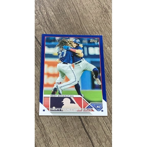 Next Generation MLB Toronto Blue Jays 2023 Topps - Royal Blue 216 Insert Parallel Trading Card