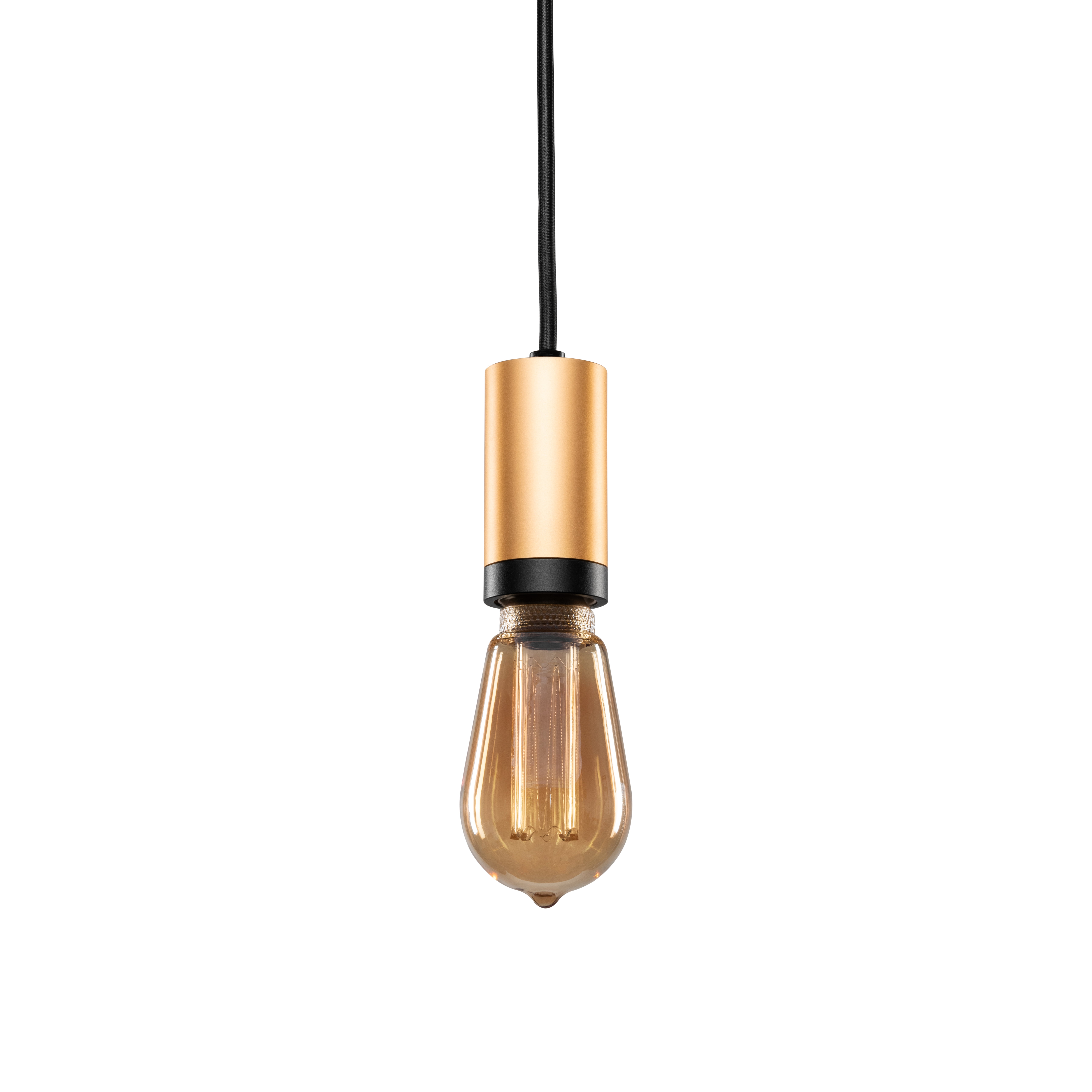 Vintage Elegance 10ft Matte Black Pendant Light Cord Kit