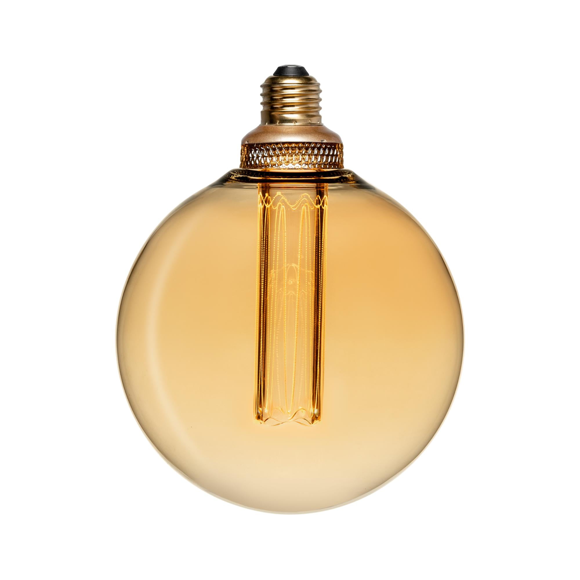 Next Glow G40 Globe LED Light Bulb 3.5 W, 2,000K Dimmable Medium Screw (E26) Base - Amber