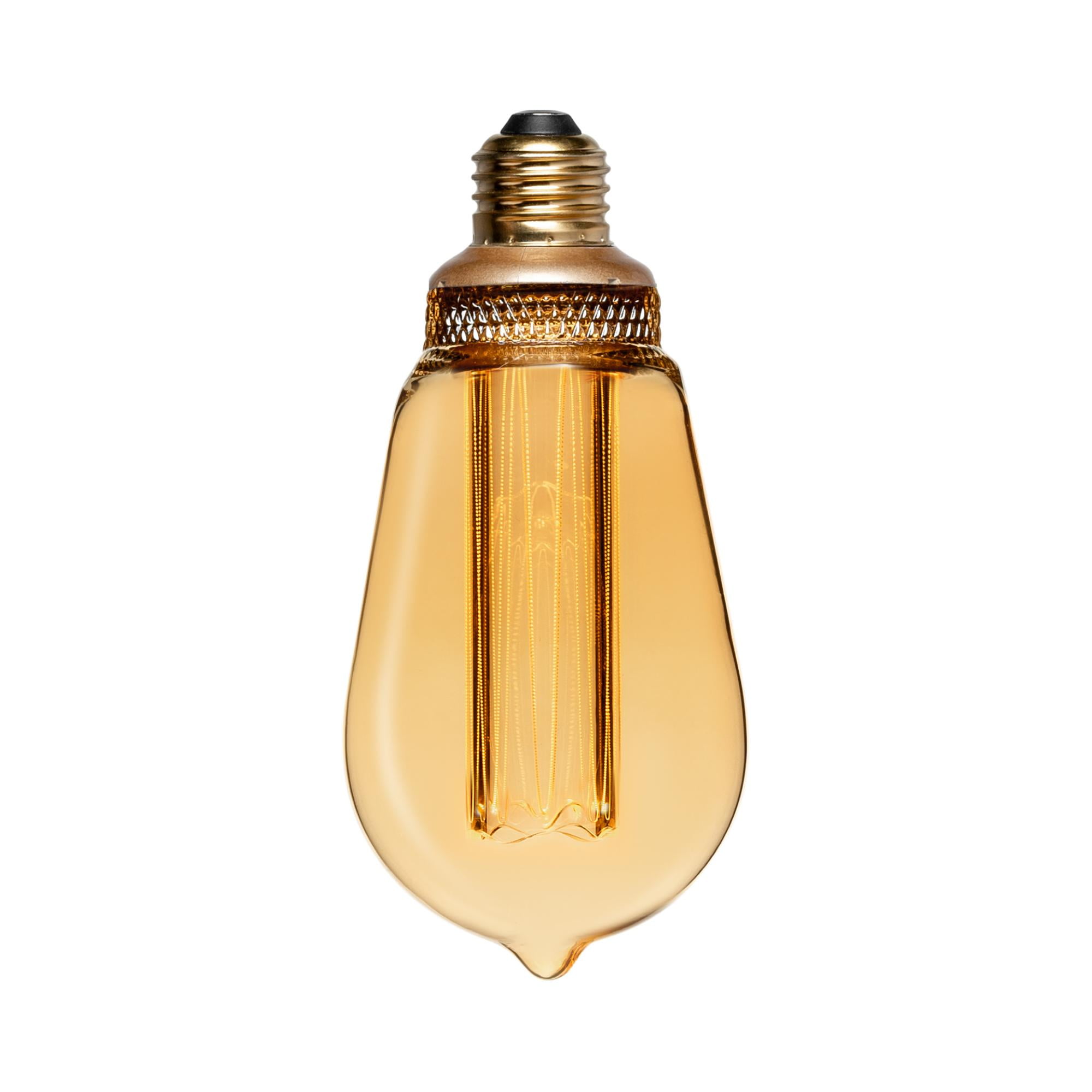Amber Dimmable LED Decorative Light Bulb with Medium Screw Base