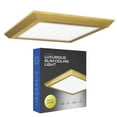 thumbnail image 1 of Next Glow Flush Mount Ceiling Light Fixture 7" 3000K Square LED for Bedroom Kitchen, 1 of 9