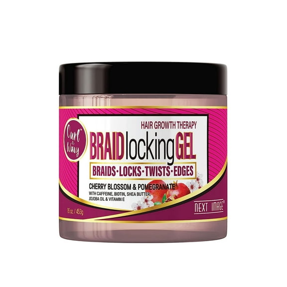 Next Image Braid Locking Gel, Cherry Blossom and Pomegranate, 16 Oz.