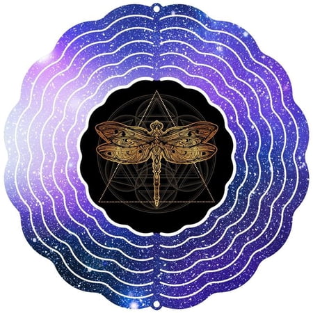 Next Innovations 10 in. Golden Dragonfly Wind Spinner