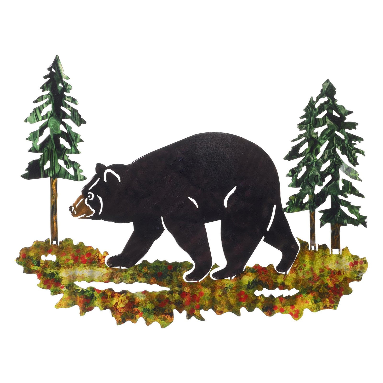 Next Innovations 101210026 Metal Wall Art 3D Medium Black Bear